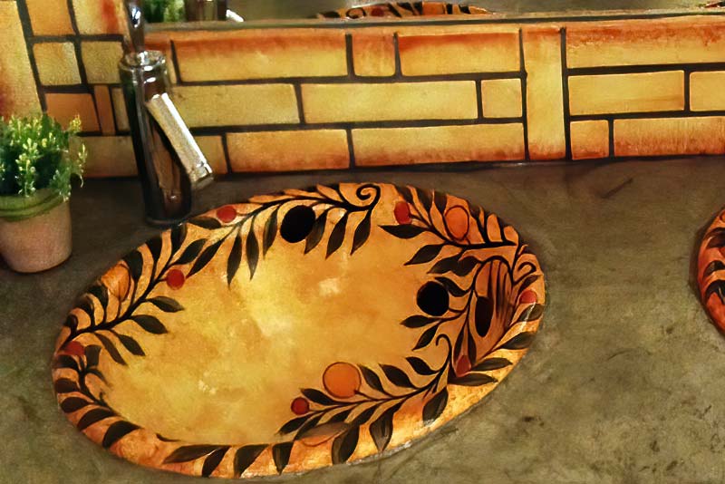 Tuscan bathroom