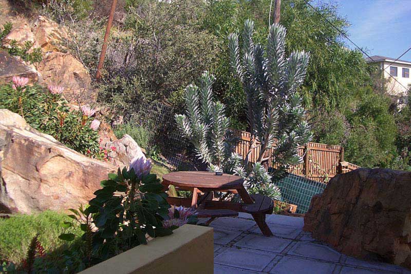 Cottage back patio
