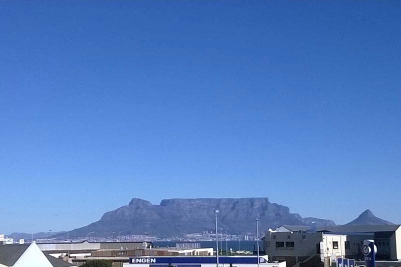 Mountain view from the enclosed balcony