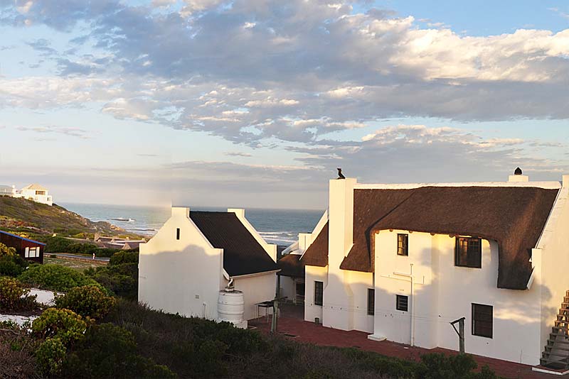 Back of large cottages
