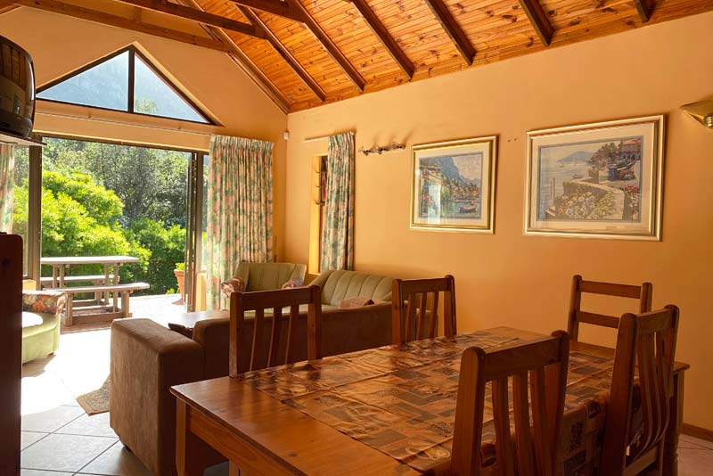 Lounge of two bedroom cottage