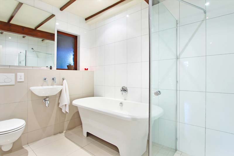 Luxury B&B bathroom on ground floor