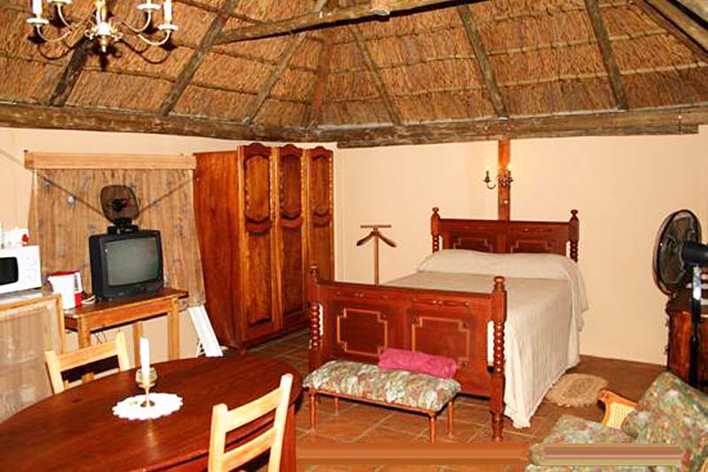 Inside Guineafowl Chalet