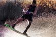 Champion - wake boarding practice 