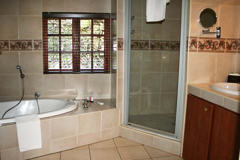 The Honeymoon suite bathroom