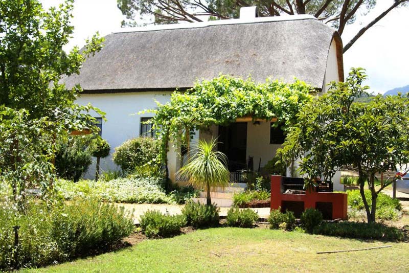 MooiBly self catering thatched cottages in Paarl