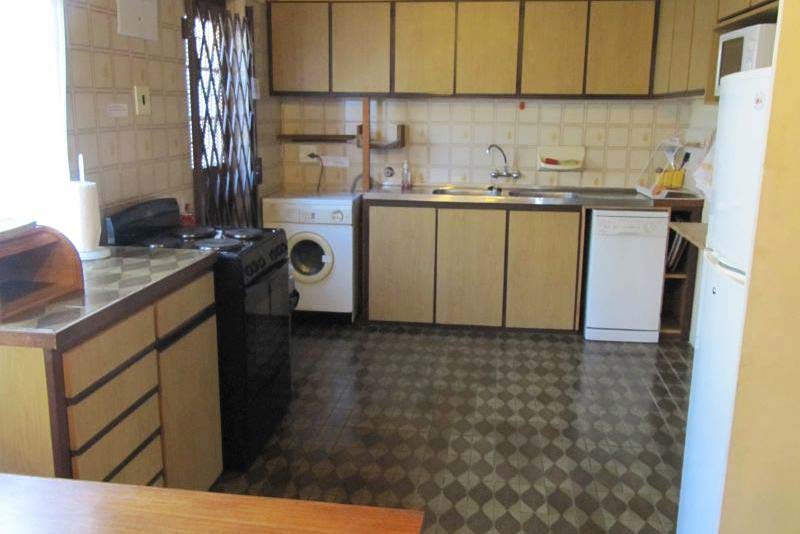 Spacious kitchen of house 