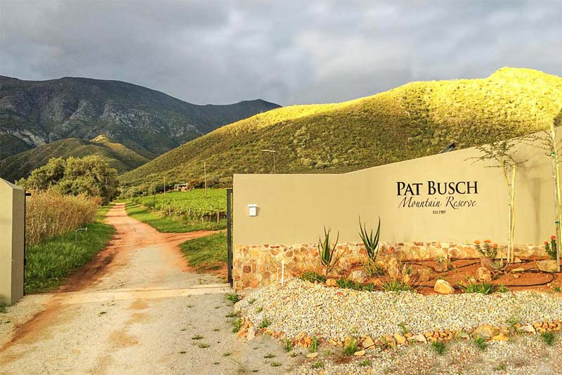 Entrance to Pat Busch Mountain Reserve