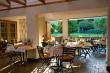 Dining room overlooking pool