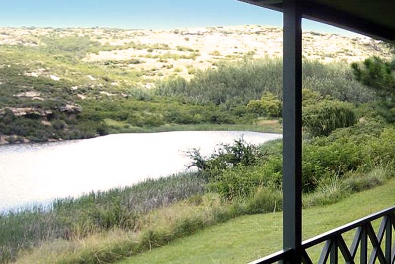Trout dam view - Sediba Lodge self catering Clarens