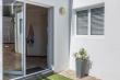 Front door at garage entrance