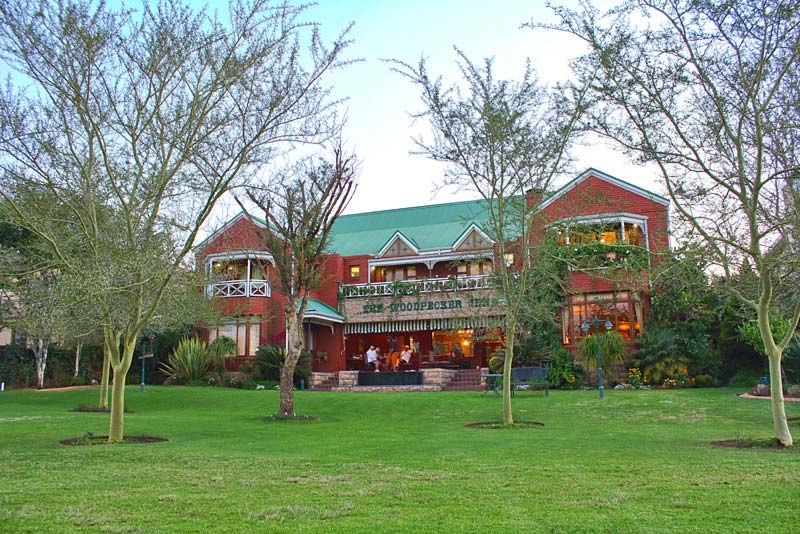 The view towards Woodpecker Inn from the golf course