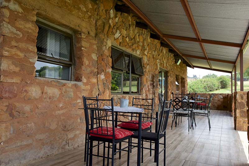 Stables shared patio