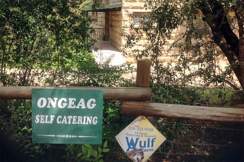 Ongeag Guest House - self catering accommodation in Clarens