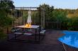 Pool at sunset