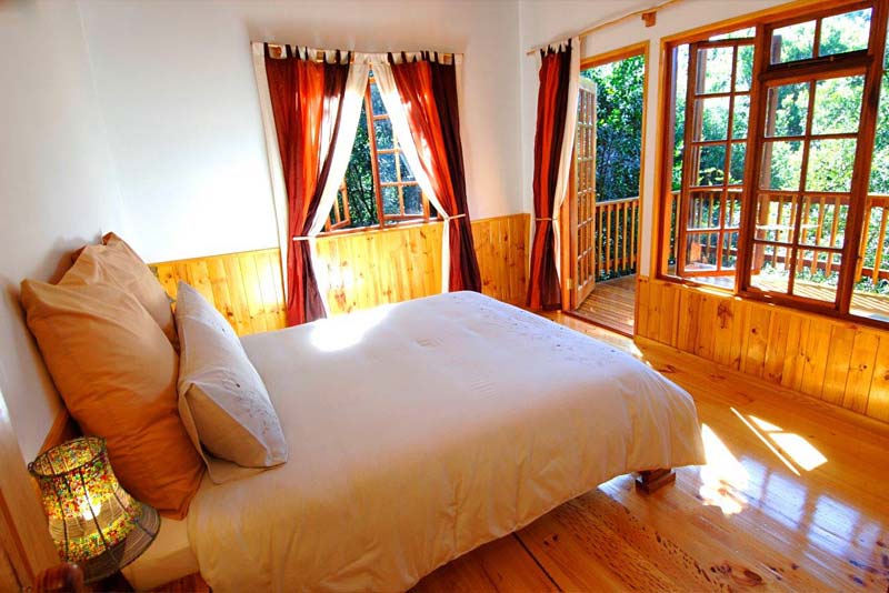 Vervet Forest Cabin - main bedroom