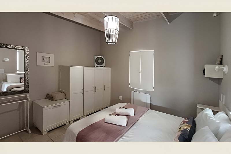 Cupboards in main bedroom. 