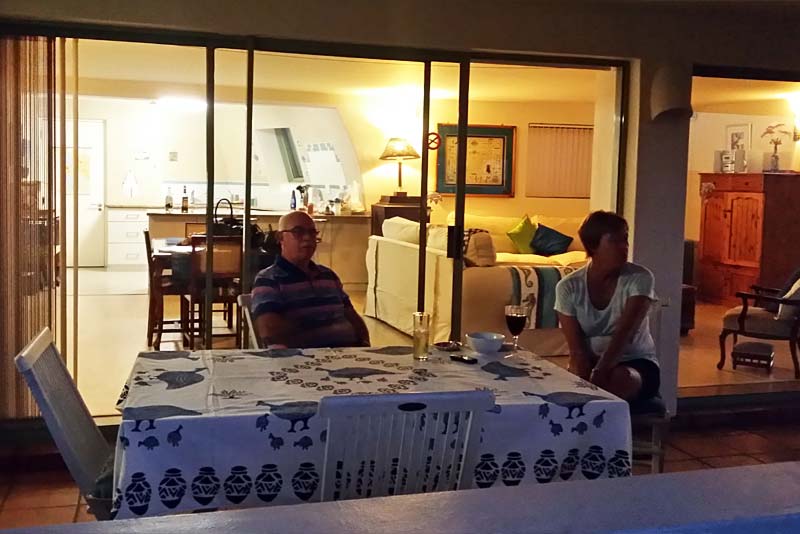 Perle Outside entertainment area  - self catering Paradise Beach, Langebaan