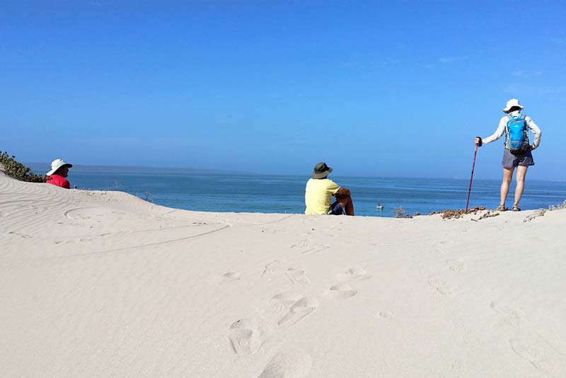 Hiking our dunes