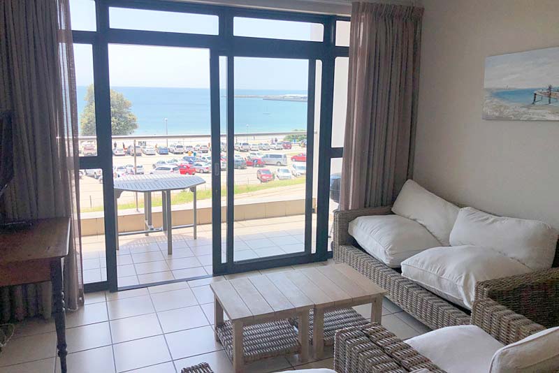 Living area - Santos Beach Flat no.26 self catering Mossel Bay
