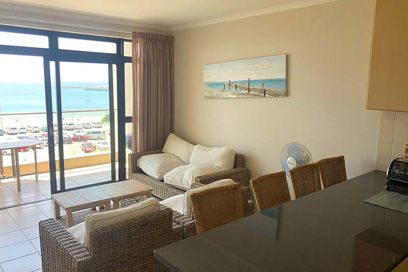 Living area - Santos Beach Flat no.26 self catering Mossel Bay