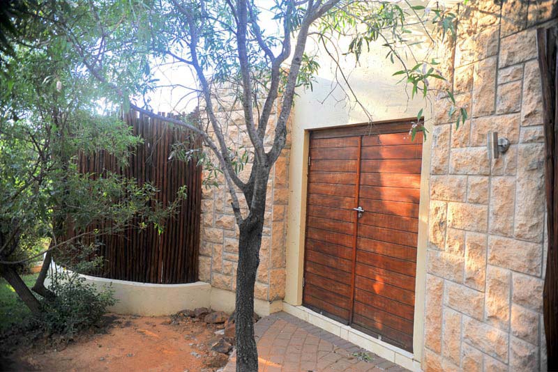 Bedroom back entrance