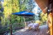 Otters Landing deck - White Bridge Farm self catering Wolseley