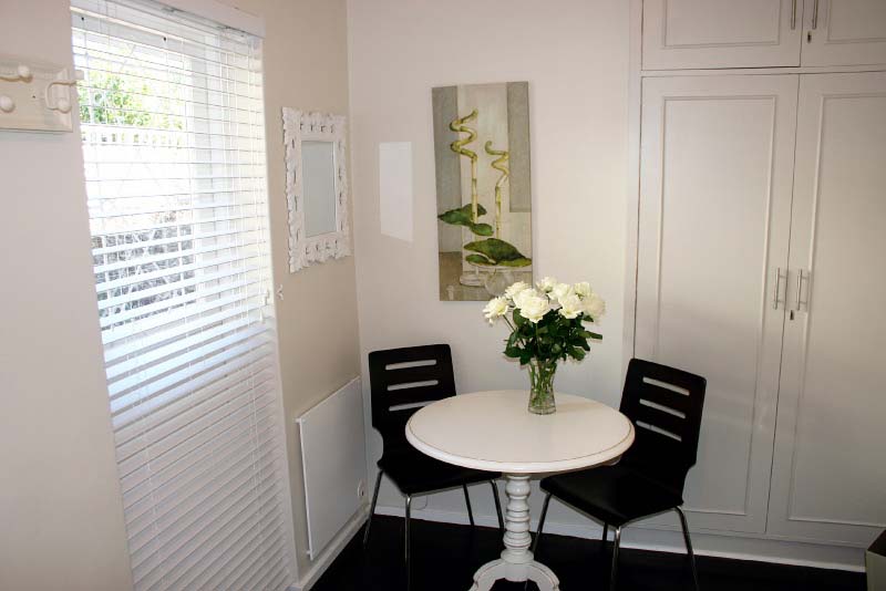 Bamboo room sitting area