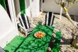 The Studio apartment front patio and braai area