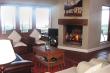 Fireplace in lounge