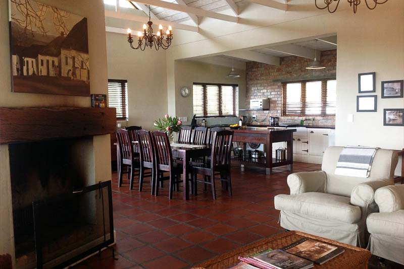 Open plan living area