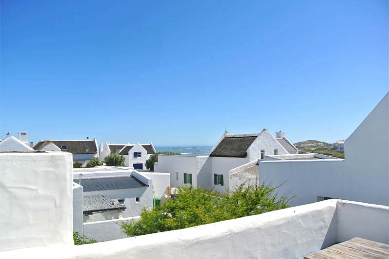 The view from the upstairs terrace leading from main bedroom