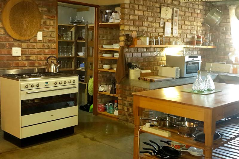 Open Plan farm style kitchen Karoo View House