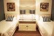 Single room with 2 three quarter beds