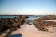 Rock pools in front of house