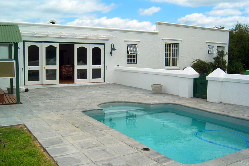 Pool and pavilion available for guests