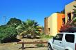 Frontgarden, parking - Sandcastle self catering Swakopmund, Namibia