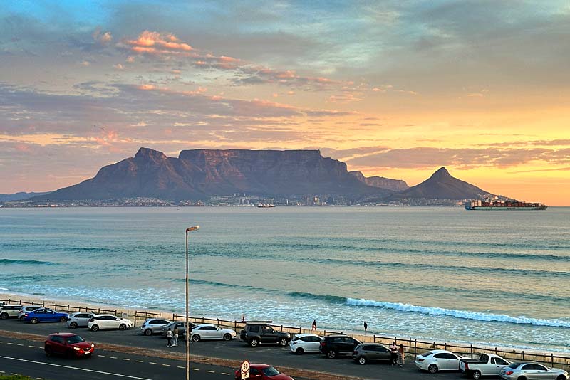 Table Mountain view from the apartment