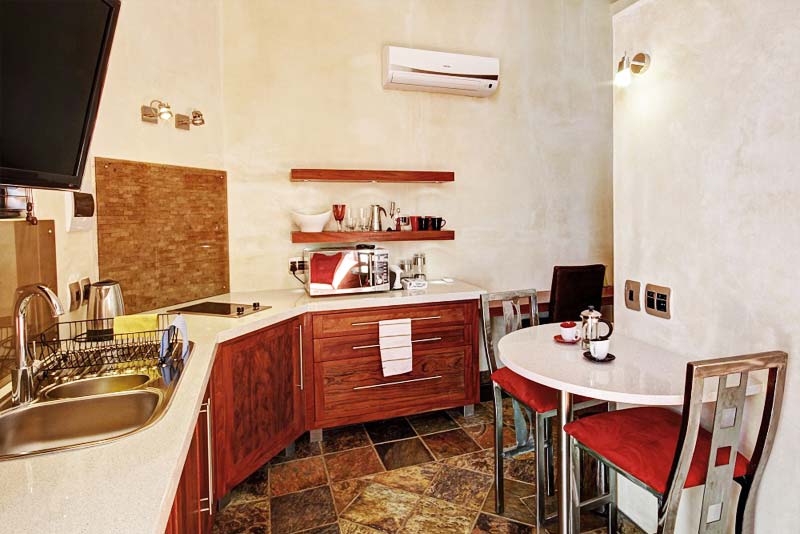 Hartmann Suites Apartment 5 kitchenette