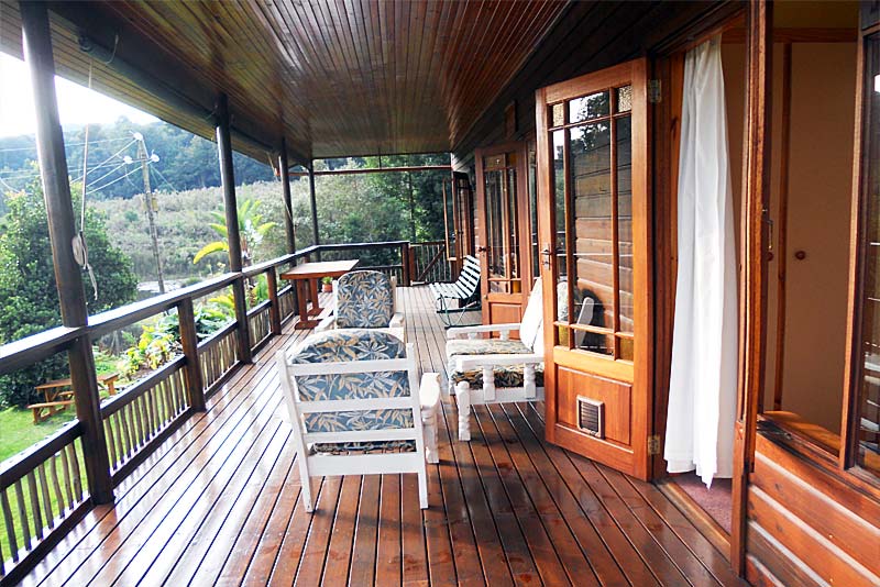 Spacious deck