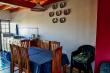 Upstairs dining and kitchen