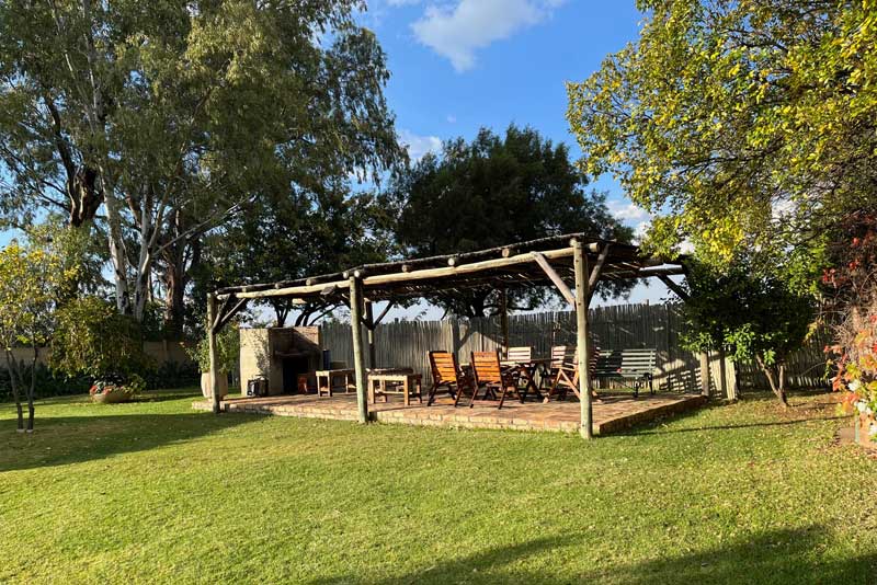 Braai Area at Block B