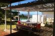 Bitou Valley House bbq, pool and shower-with-a-view area