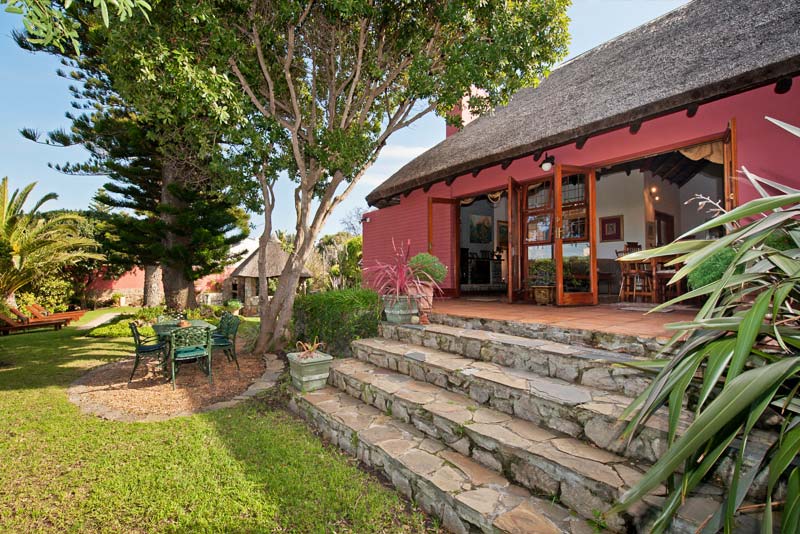 Terrace - House on Westcliff Bed and Breakfast in Hermanus