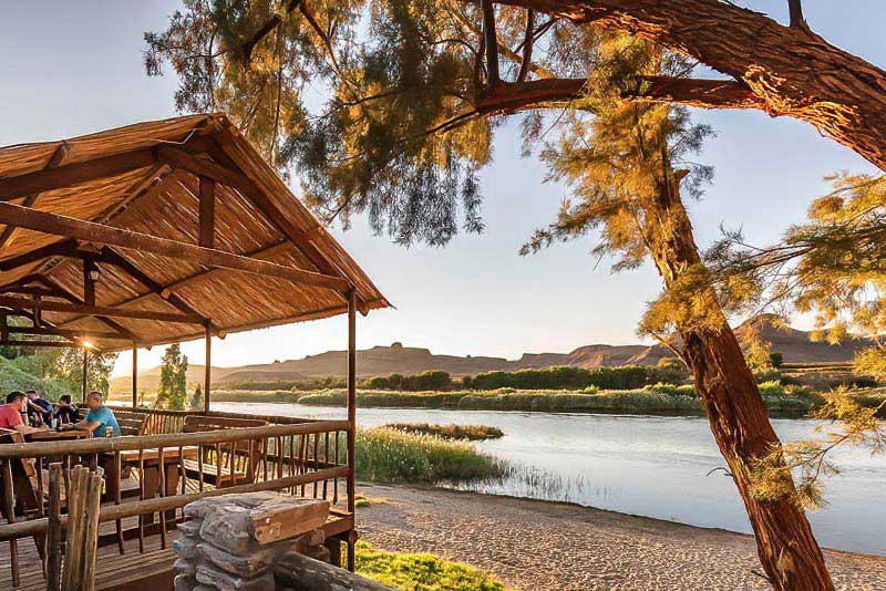 Orange River Lodge sundowner