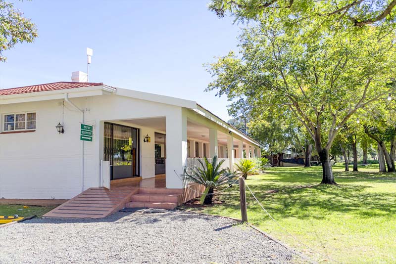 Entrance to reception