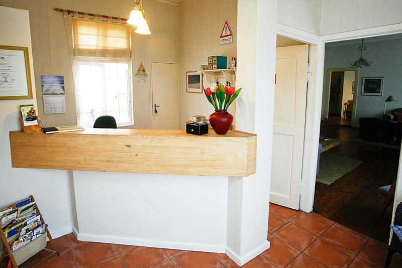 Reception - The Secret Garden Guesthouse bed and breakfast Swakopmund, Namibia