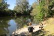 Paved fishing area