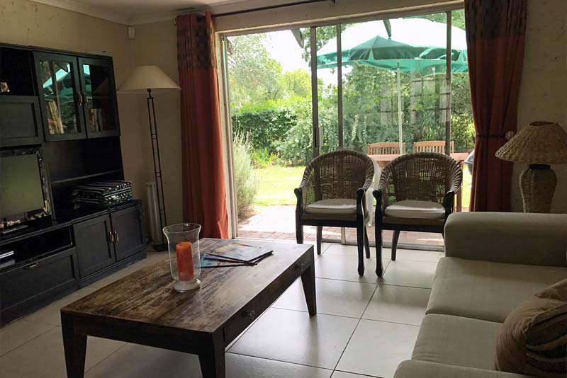 The Cottage Open Plan Lounge and Patio Access