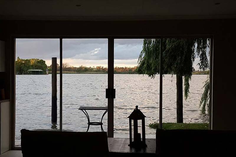 View from Inside the Boathouse 